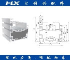HLX-1173倍速線鋁型材